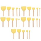  25pcs tragbarer Schwamm Pinsel Kunstschwamm Pinsel Schwamm Malerei Pinsel