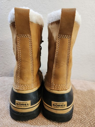 Sorel Caribou Stiefel Herren 11 wasserdicht Buff Leder Gummi isolierter Einsatz - Bild 7 von 22
