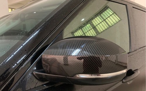 ABS Carbon Fiber Rear View Side Mirror Cover Fit For Range Rover L405 2013-2022 - Picture 2 of 9