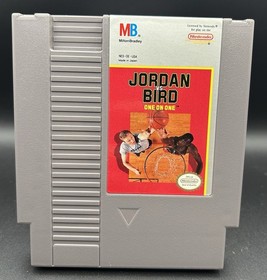 Nintendo NES Jordan vs Bird: One-on-One 1989 Cartridge And Manual Tested Working