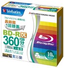 Verbatim BD-R DL 4x 50GB Blu ray BD R 10pack Repacked Japan Import