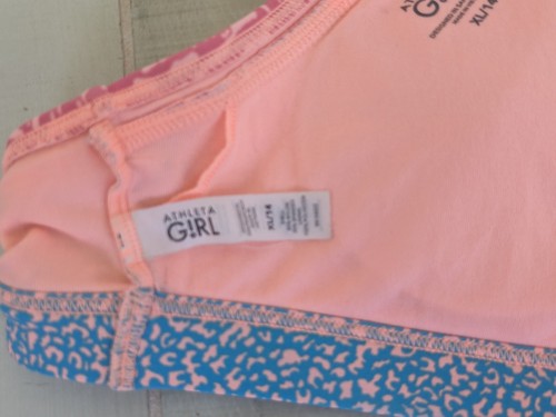 Athleta Girls Bora Bora Bikini Top Multi-Colored Floral Girls Size XL (14) - Picture 5 of 7