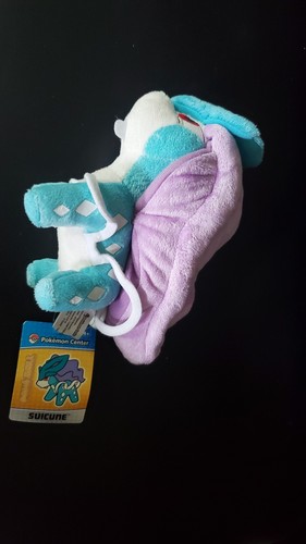 Neu mit Etikett Suicune Pokémon Center Original Nintendo World Pokedoll Plüsch