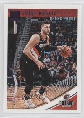 2018-19 Panini Donruss Press Proof Purple 155/199 Jusuf Nurkic #41 f0v