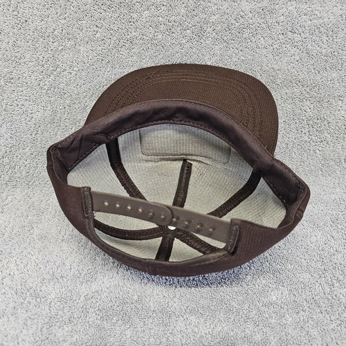 Vintage Foam Trucker Hat PINGO Patch Front Snapback OSFM USA Made! Brown - Picture 11 of 20