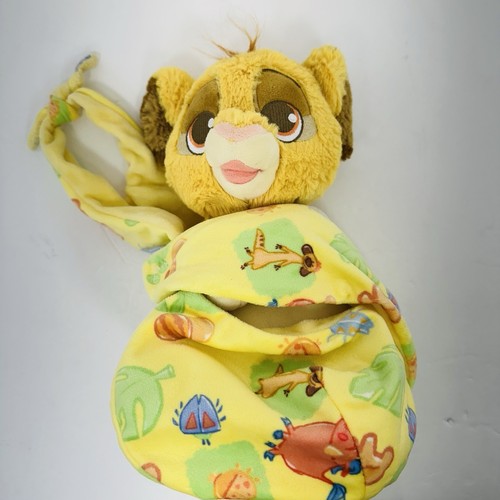 DISNEY PARKS BABYS Simba Plüsch mit Wickelbeutel Decke Der König der Löwen - Bild 2 von 13