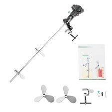 50 Gallon Pneumatic Bracket Mixer, 1/2HP Handheld Air Agitator Tank Mixer Sta...