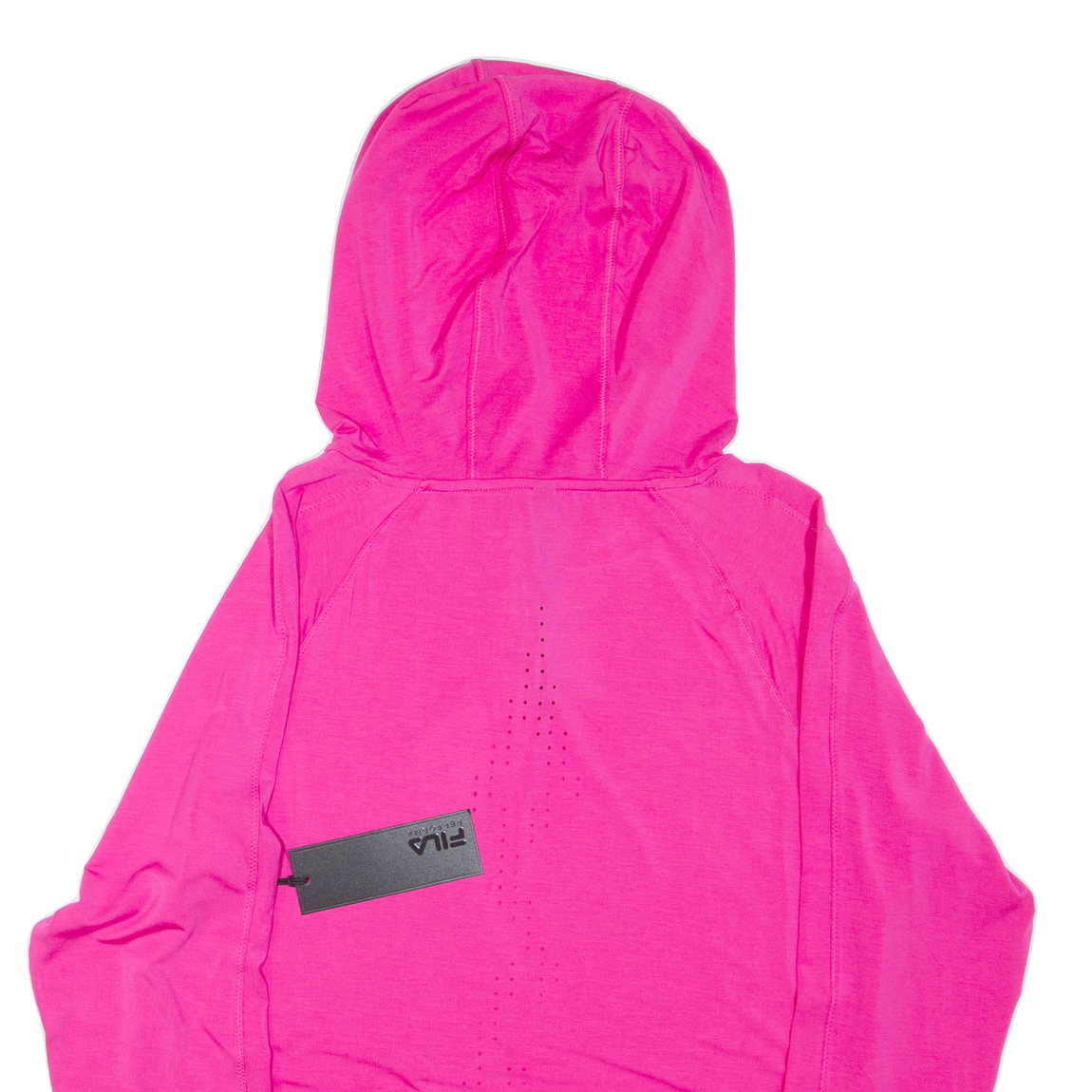 Felpa con cappuccio FILA leggera da allenamento donna rosa L