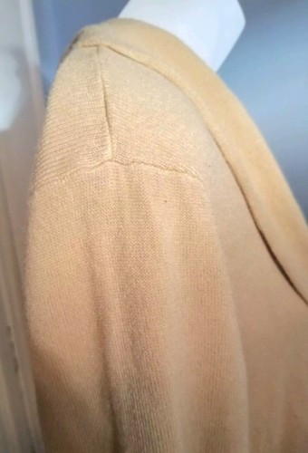 Suéter Vintage Años 80 SAG HARBOR Capucha Cuello Ombre Grande Marrón Suave - Imagen 5 de 6