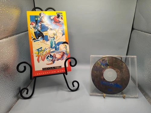 Final Fight CD Sega CD with manual/registration card Light Scratches But Works