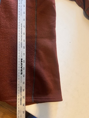 KUHL Interceptr 1/4 Zip fleece Pullover Sweater Men's Size Large NEW Lava Brown - Picture 10 of 11