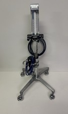 Porter MXR Dental Nitrous Oxide Flowmeter & Stand W/ Scavenger Tubings.