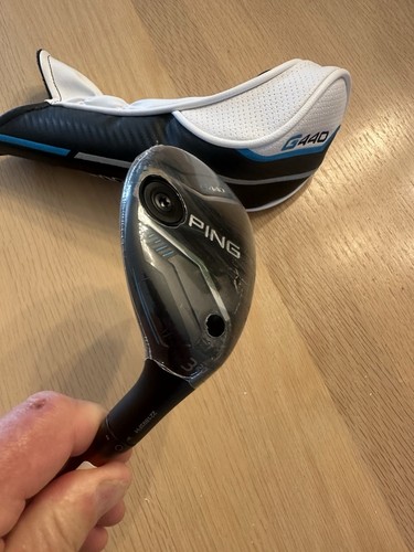 New Mens PING G440 20° 3 Hybrid Red Denali 70G 5.5 Regular Graphite & Headcover - Picture 6 of 8