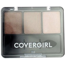 4 Pack CoverGirl Eye Enhancers 3-Kit Eyeshadow, Shimmering Sands 110, 0.14 oz