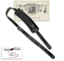 Walker  Williams C-19 Classic Black Vintage Style Rockabilly Guita... Fast Ship