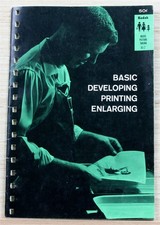 1962 KODAK AJ-2 BASIC DEVELOPING PRINTING ENLARGING Vtg Photo Techniques Booklet