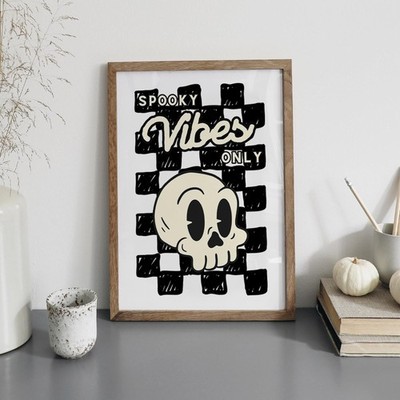 Spooky Vibes only - 09 Poster: Saisonale Deko, Herbst Wandbild, Spooky Vibes