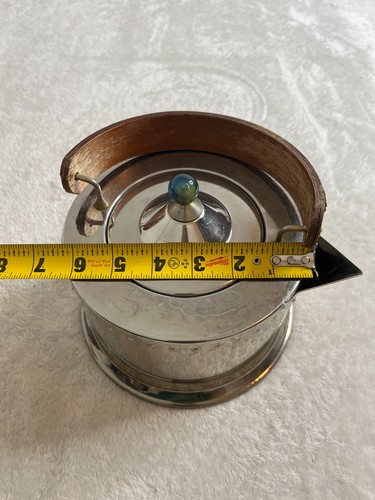 Bollitore Teiera Vintage Bodum Ottoni C. Jorgensen Acciaio Inox Manico Legno Italia - Foto 12 di 13