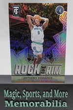 Anthony Edwards 2024-25 Panini Totally Certified Rock the Rim Mirror #10 MINT