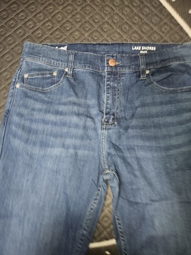 Pantalones de mezclilla Mugsy para hombre 36x32 (34x31) Blue Lake Shores informales calce relajado - Imagen 2 de 10