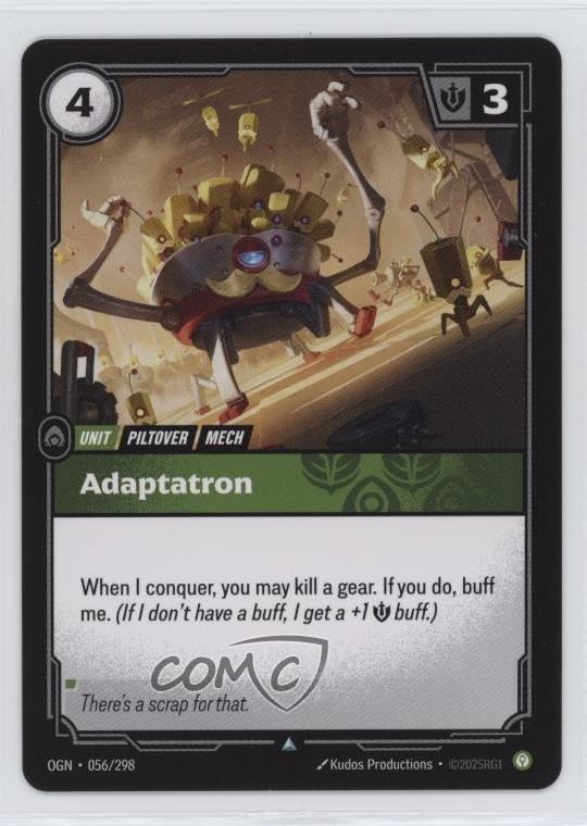 2025 Riftbound: League of Legends TCG - Origins OGN Adaptatron #056