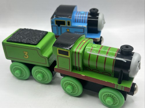 Thomas & seine Freunde Holzeisenbahn FRÜHE INGENIEURE HENRY & THOMAS Chunky Trains - Bild 5 von 6