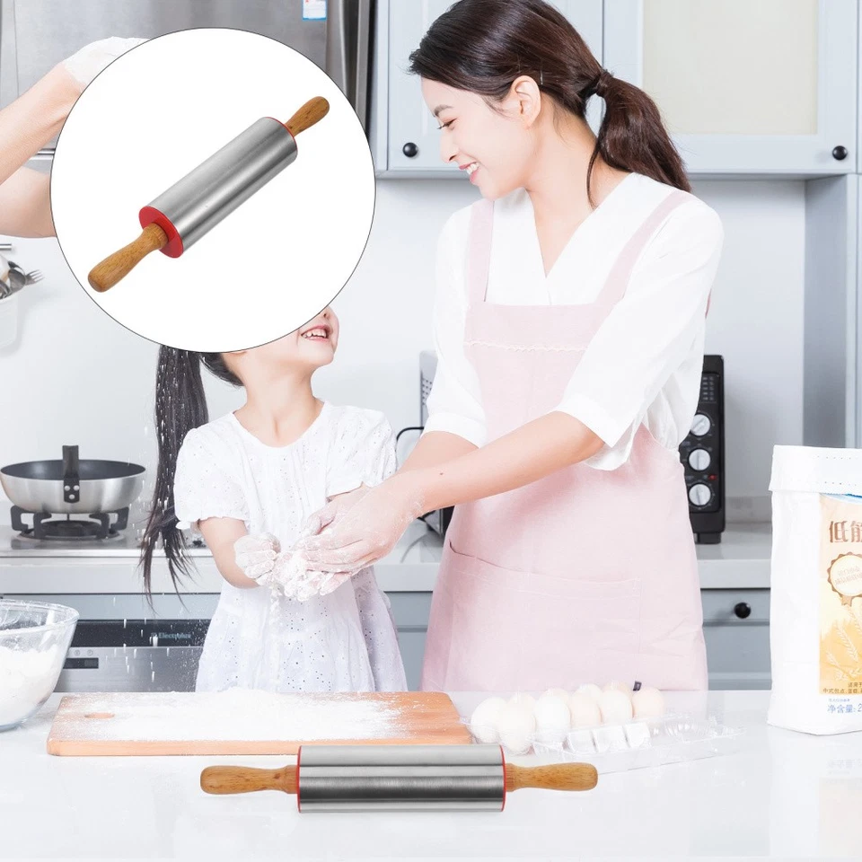  Mattarello per gnocchi, bastoncino per pasta solida, utensili da cucina - Immagine 2 di 4