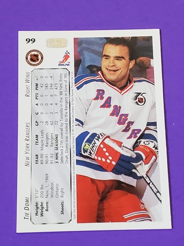 1992-93 UPPER DECK HOCKEY HIGH SERIES YOU PICK TRADING CARDS 1-319 INSERTS - Picture 124 of 426