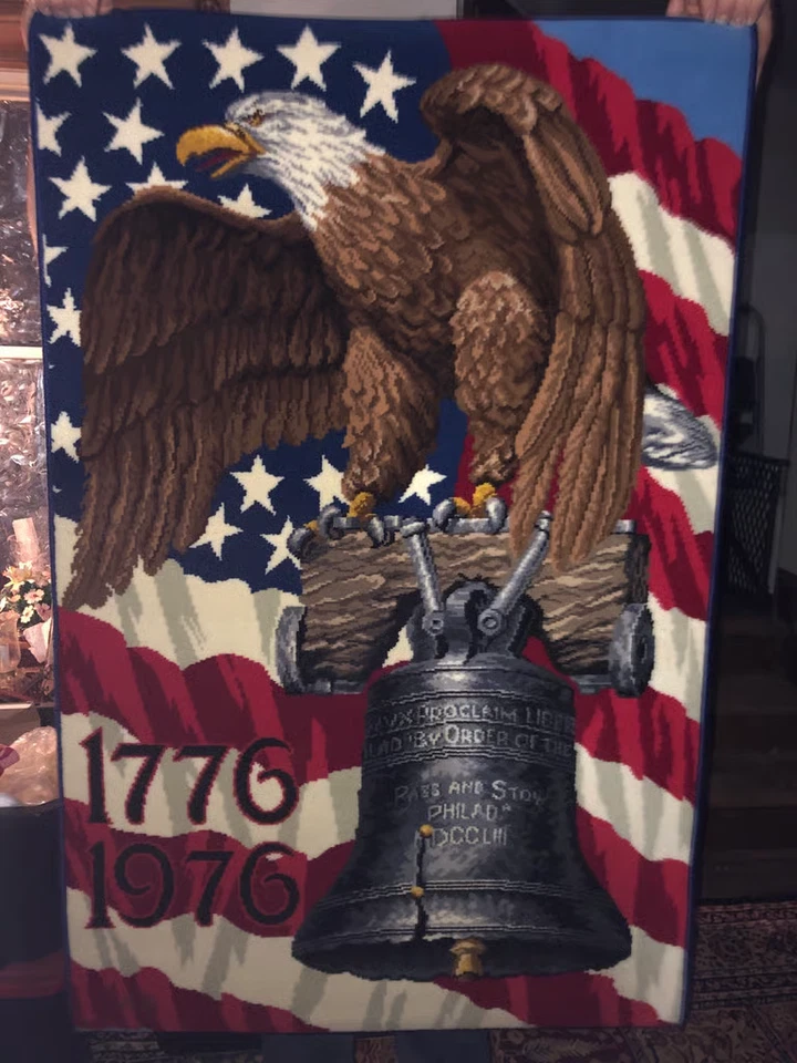 Tapiz de alfombra de pared patriótica American Legend vintage Foto 2 de 4