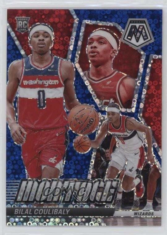 2023-24 Mosaic Montage Fast Break Blue Prizm 46/85 Bilal Coulibaly Rookie RC l9q