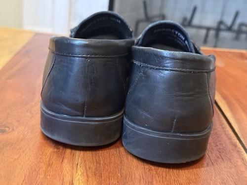 Giorgio Brutini Mens Size 9.5 Black Leather Kiltie Tassel Loafer Dress Shoe - Picture 5 of 11