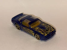 HOT WHEELS Loose '77 Pontiac Firebird T/A (Blue with Flames Version)