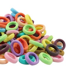 WillingTee 120 Pcs Baby Hair Ties, Cotton Toddler Ties for Girls and...