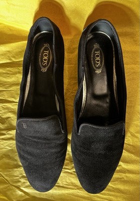 Tod s Gommini Ballerina/Slipper Wildleder Grigio Perla EU40