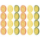 24pcs lebensee Simulation Zitronenscheiben gefälschte Zitronenscheiben