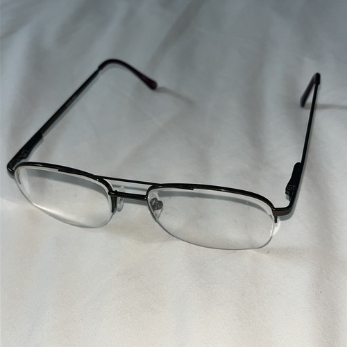 Capri Vp126 Gunmetal Coffee Eyeglasses Frames 55-18-145 Men’s Glasses - Picture 4 of 24