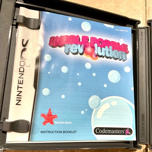 Bubble Bobble Revolution AUTHENTIC (Nintendo DS) CIB Complete Manual All Inserts - Picture 4 of 8