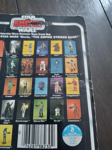 Vintage 1980 Star Wars The Empire Strikes Back Darth Vader Kenner 32 On Back - Picture 7 of 10