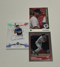 Paul Molitor Blue Jays Flawless Signed /25- Chrome/ Upper Deck (3) Card Lot!