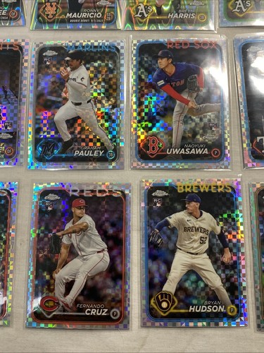 2024 Topps Chrome Update RC Refractor Lot Of 38 Raywave XFractor + Rookies - Picture 3 of 24