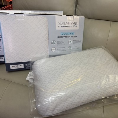 Tempur-Pedic Serenity Cooling Memory Foam Pillow Standard 24x16 Inch