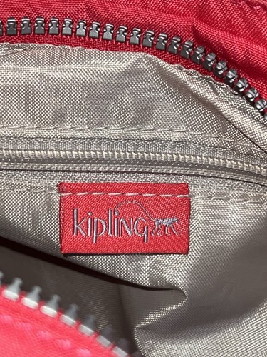 Bolso de Hombro Kipling Fairfax Rojo Caliente Rosa Mediano HB3711-640 - Imagen 8 de 13