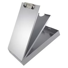 Storage Clipboard, Silver, 9" W, 21119