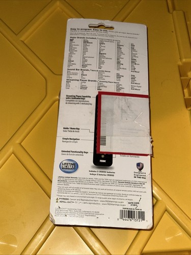 NEW TERK Universal 6 Device Remote Control TRKTBL06B Great For Roku & Apple Tv#5 - Picture 2 of 2