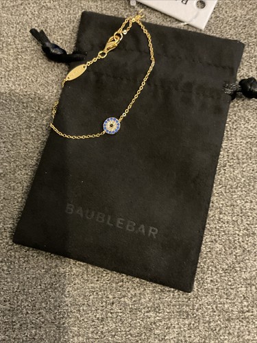 NEW Baublebar 18K Gold Evil Eye Bracelet - Picture 4 of 4
