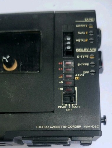 Sony WM-D6C Walkman Professional Cassette Player Recorder W/Case -Working - Picture 2 of 14