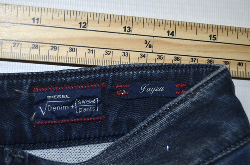 New DIESEL FAYZA-NE 0675M Rip JEANS 27 SIZE 10 ladies womens joggjeans Boyfriend - Picture 3 of 24