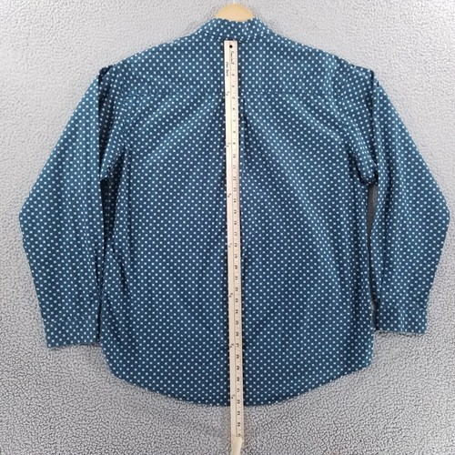 CINCH Shirt Mens Large Blue Western Button Down Casual Dress Rodeo Church Geo - Picture 10 of 17