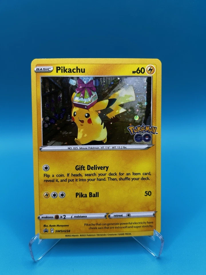 Pikachu SWSH234 SWSH: Sword & Shield Promo Cards Holo Swirl - Image 3 of 4