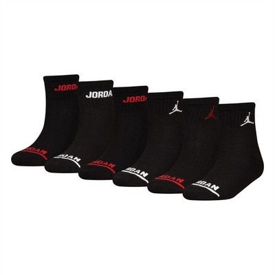 NIKE AIR JORDAN 6 PAAR KNÖCHELSOCKEN SPORTSOCKEN GRÖSSEN 5 Inf - 4,5 Junior UK